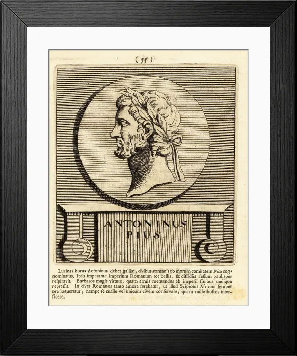 Framed Print : Antoninus Pius, Roman emperor Framed Print : Antoninus Pius, Roman emperor