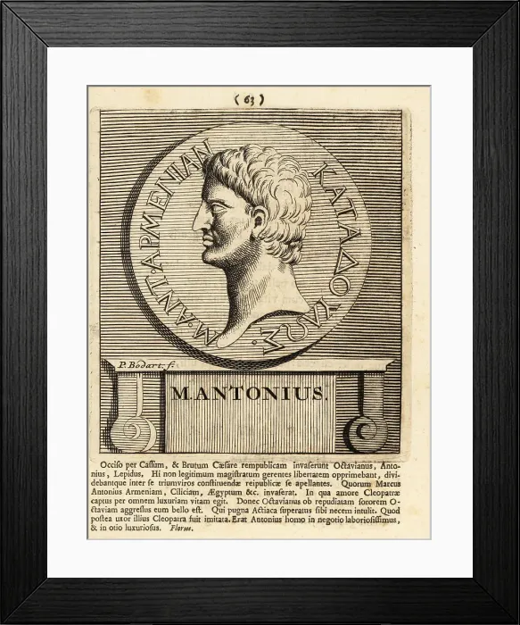 Framed Print : Mark Antony, Roman politician and general Framed Print : Mark Antony, Roman politician and general