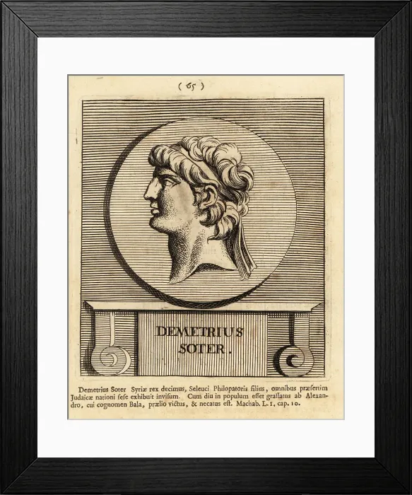 Framed Print : Demetrius I, ruler of the Hellenistic Seleucid Empire Framed Print : Demetrius I, ruler of the Hellenistic Seleucid Empire
