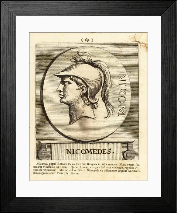 Framed Print : Nicomedes IV Philopator, King of Bithynia Framed Print : Nicomedes IV Philopator, King of Bithynia
