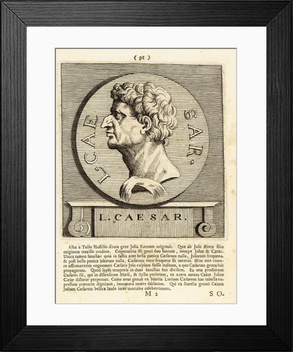 Framed Print : Claudius I, Roman Emperor, 10BC - 54 AD Framed Print : Claudius I, Roman Emperor, 10BC - 54 AD
