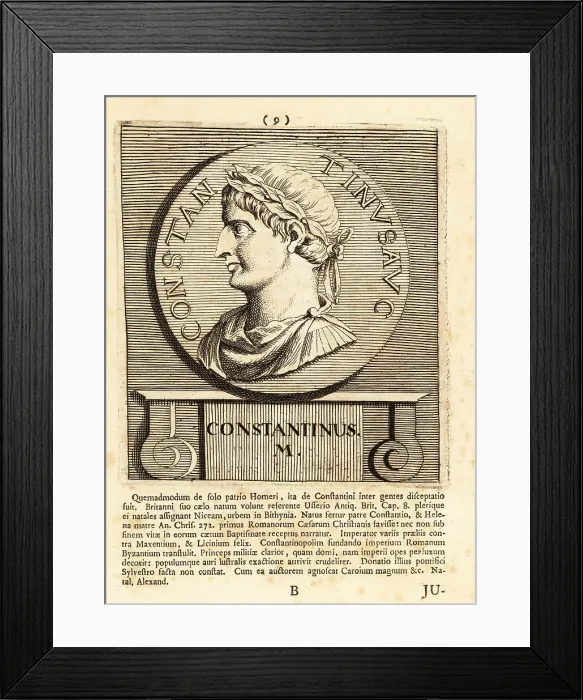 Framed Print : Constantine I, Roman emperor Framed Print : Constantine I, Roman emperor