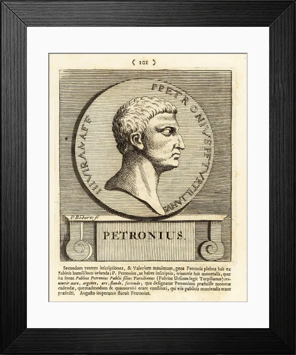 Framed Print : Petronius, author of the Satyricon Framed Print : Petronius, author of the Satyricon