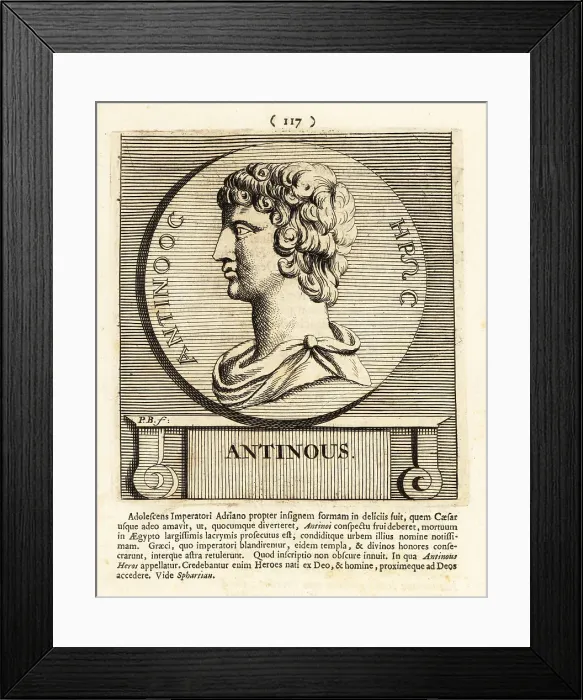 Framed Print : Antimous, lover of Roman Emperor Hadrian Framed Print : Antimous, lover of Roman Emperor Hadrian
