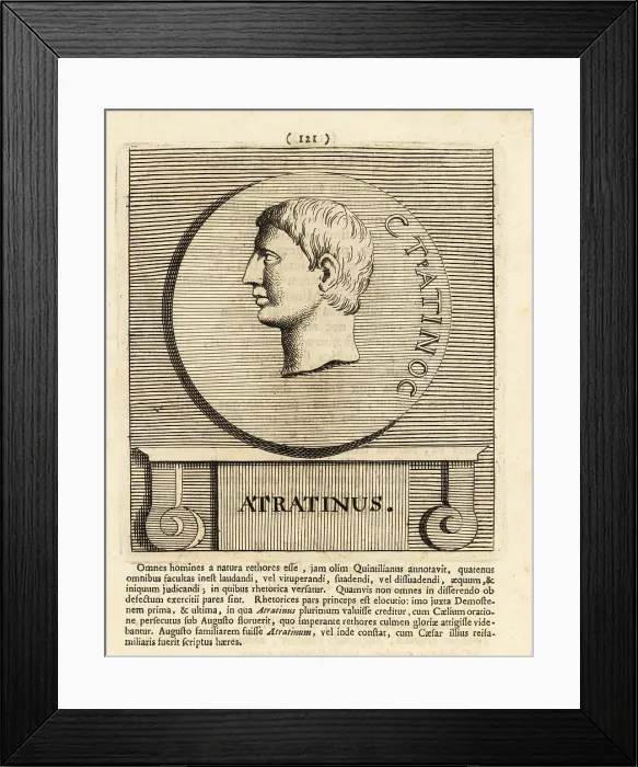 Framed Print : Atratinus, Roman consul and prosecutor Framed Print : Atratinus, Roman consul and prosecutor
