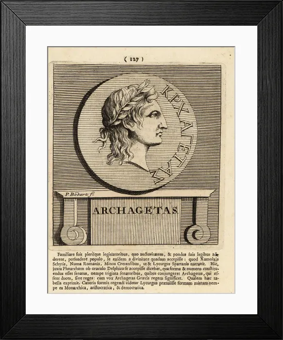 Framed Print : Apollo Archegetes in laurel wreath Framed Print : Apollo Archegetes in laurel wreath