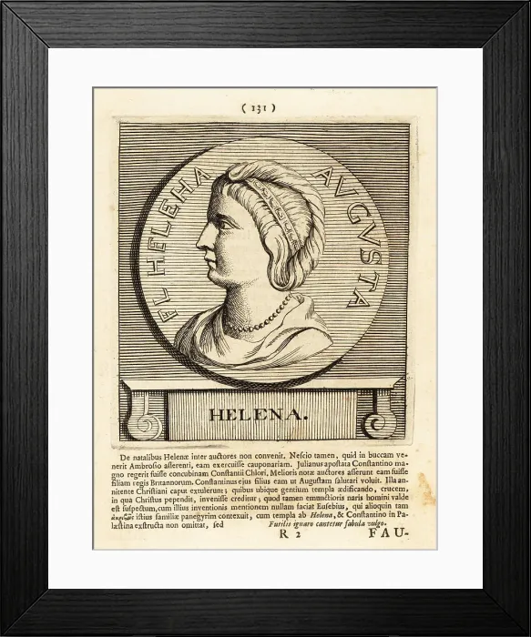 Framed Print : Helena Augusta or Saint Helena, Roman Empress Framed Print : Helena Augusta or Saint Helena, Roman Empress