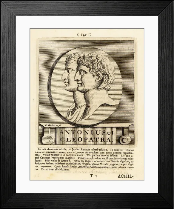 Framed Print : Mark Antony and Cleopatra the Great Framed Print : Mark Antony and Cleopatra the Great