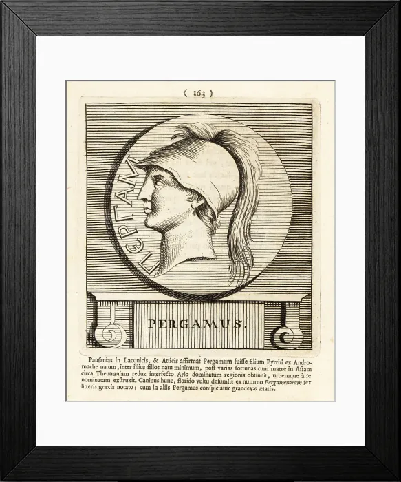 Framed Print : Pergamus, son of the warrior Neoptolemus and Andromache Framed Print : Pergamus, son of the warrior Neoptolemus and Andromache