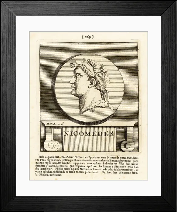 Framed Print : Nicomedes II Epiphanes, King of Bithynia Framed Print : Nicomedes II Epiphanes, King of Bithynia