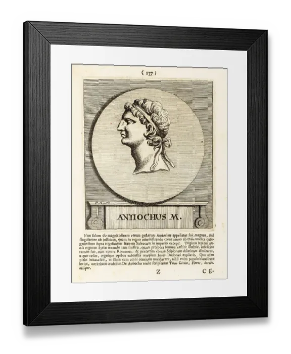 Framed Print : Antiochus the Great, Seleucid king Framed Print : Antiochus the Great, Seleucid king