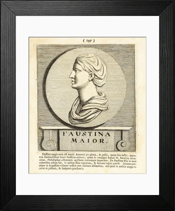 Framed Print : Roman Empress Faustina the Elder Framed Print : Roman Empress Faustina the Elder