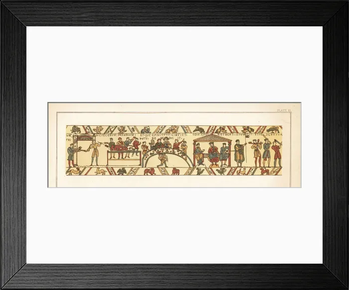 Framed Print : William Duke of Normandy's banquet feast in Hastings Framed Print : William Duke of Normandy's banquet feast in Hastings