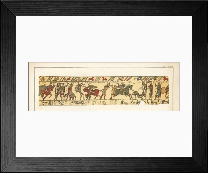 Framed Print : King Harold takes an arrow to the eye at the Battle of Hastings Framed Print : King Harold takes an arrow to the eye at the Battle of Hastings