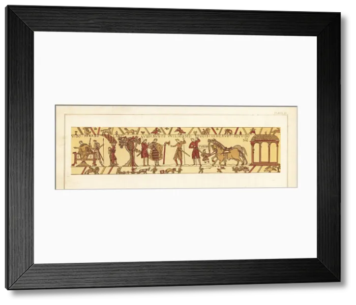 Framed Print : Count Guy I of Ponthieu and the arrival of messengers from Duke Framed Print : Count Guy I of Ponthieu and the arrival of messengers from Duke