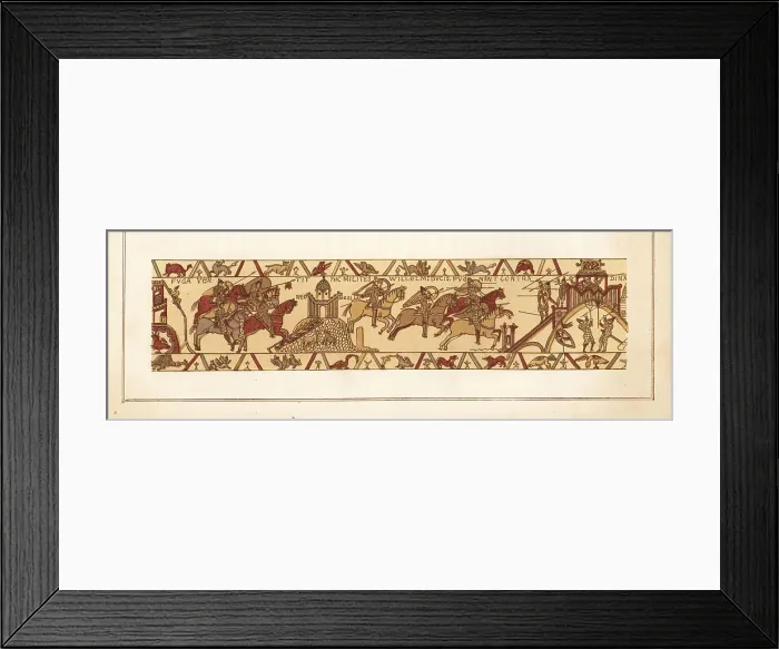 Framed Print : Duke William of Normandy and his army pursue Conan II, Duke of B Framed Print : Duke William of Normandy and his army pursue Conan II, Duke of B