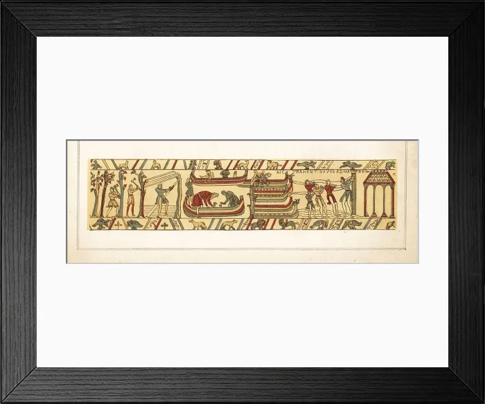 Framed Print : William, Duke of Normandy, orders the construction of ships Framed Print : William, Duke of Normandy, orders the construction of ships
