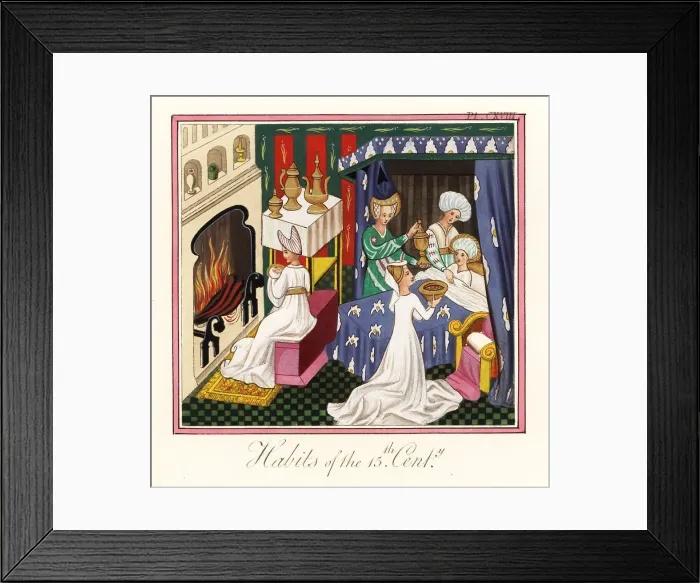 Framed Print : The birth of St. Edmund, King of East Anglia Framed Print : The birth of St. Edmund, King of East Anglia