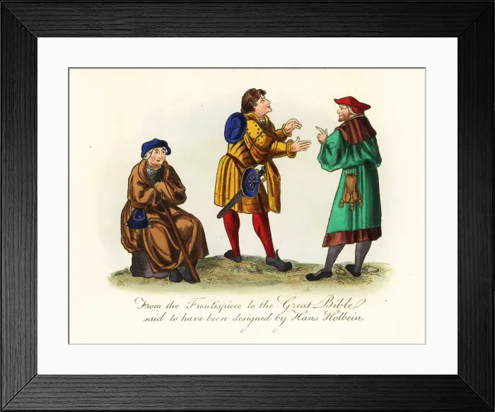 Framed Print : Male costume of the 16th century Framed Print : Male costume of the 16th century