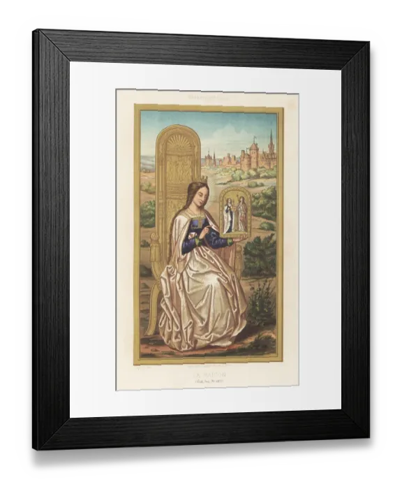 Framed Print : Allegorical figure of Reason, France, 16th century Framed Print : Allegorical figure of Reason, France, 16th century