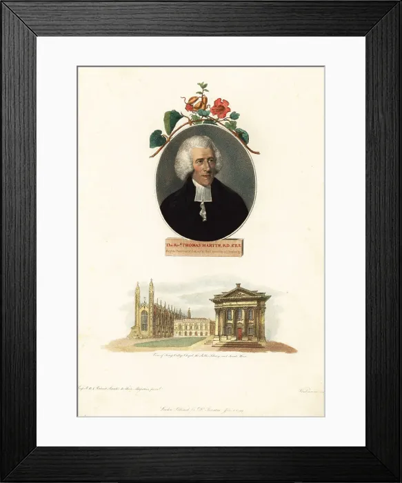 Framed Print : Thomas Martyn, Professor of Botany, Cambridge University Framed Print : Thomas Martyn, Professor of Botany, Cambridge University