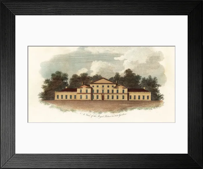Framed Print : The White House in the Royal Palace in Kew Gardens, 1799 Framed Print : The White House in the Royal Palace in Kew Gardens, 1799