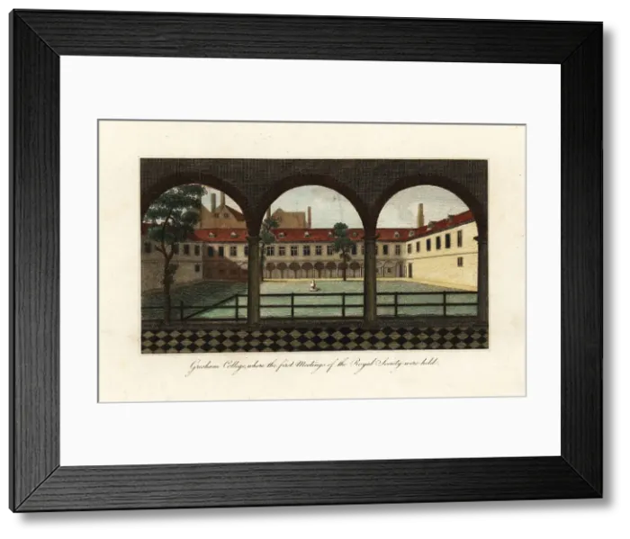 Framed Print : Gresham College, Holborn, London Framed Print : Gresham College, Holborn, London