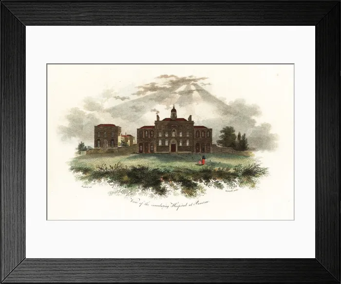 Framed Print : Oval portrait of William Woodville, physician and botanist Framed Print : Oval portrait of William Woodville, physician and botanist