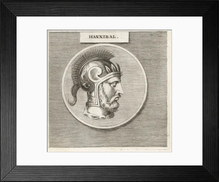 Framed Print : Hannibal, Carthaginian general, c.247-183 BC Framed Print : Hannibal, Carthaginian general, c.247-183 BC