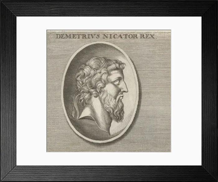 Framed Print : Demetrius II Nicator, Seleucid king, c.160-126 BC Framed Print : Demetrius II Nicator, Seleucid king, c.160-126 BC