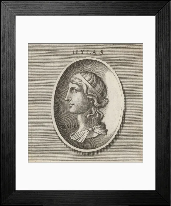 Framed Print : Hylas, Heracles's companion in Greek mythology Framed Print : Hylas, Heracles's companion in Greek mythology