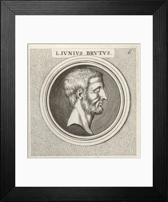 Framed Print : Lucius Junius Brutus, founder of the Roman Republic Framed Print : Lucius Junius Brutus, founder of the Roman Republic
