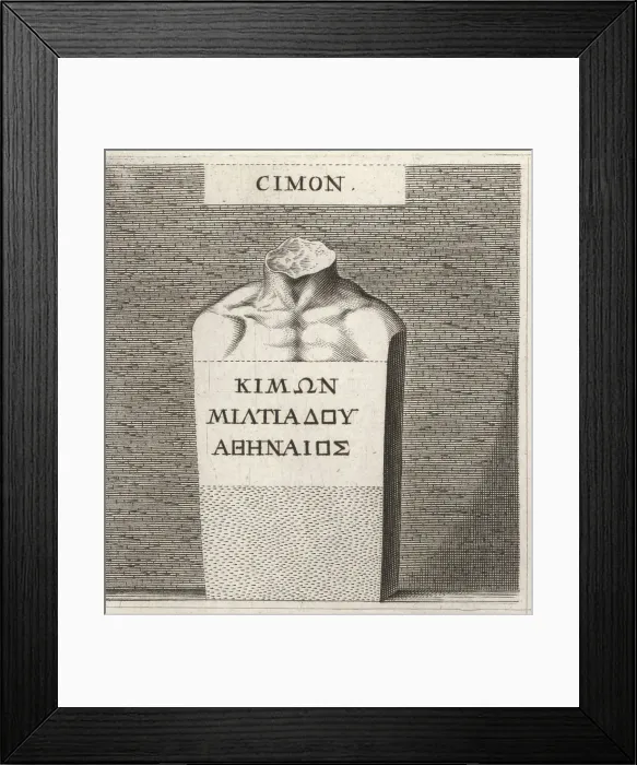 Framed Print : Cimon, Athenian politician and strategos, c.510-450 BC