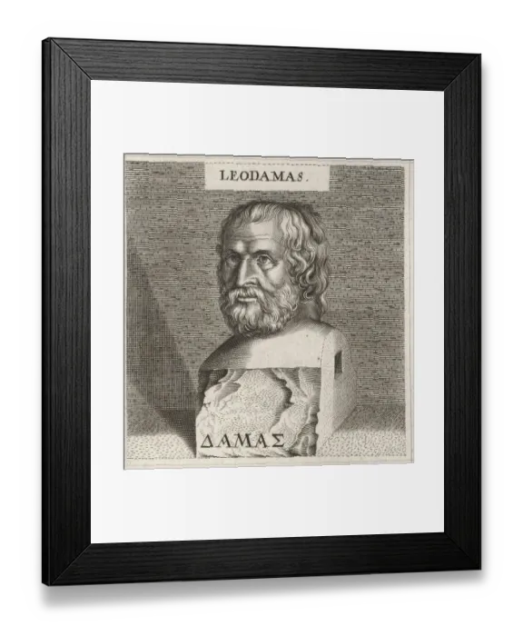 Framed Print : Leodamas of Athens, Greek orator, 4th century BC Framed Print : Leodamas of Athens, Greek orator, 4th century BC