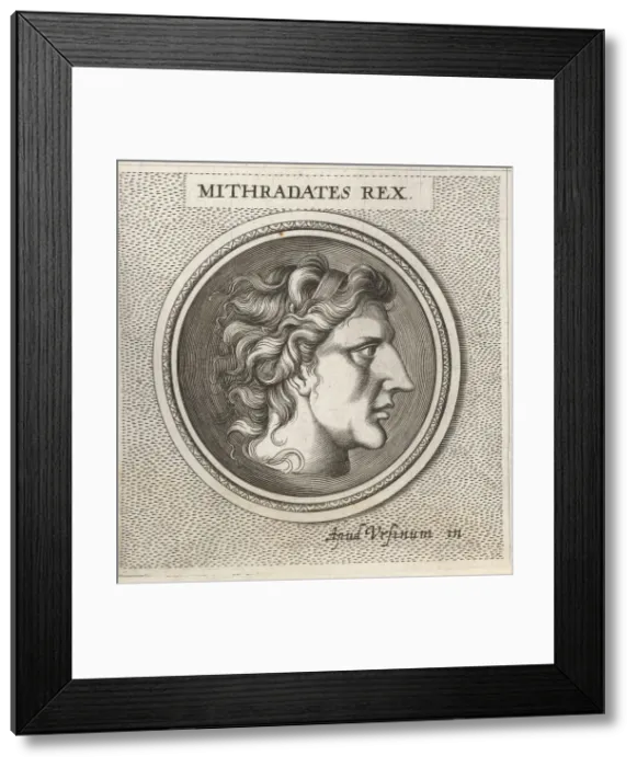Framed Print : Mithradates VI Eupator, King of Pontus, 135-63 BC Framed Print : Mithradates VI Eupator, King of Pontus, 135-63 BC