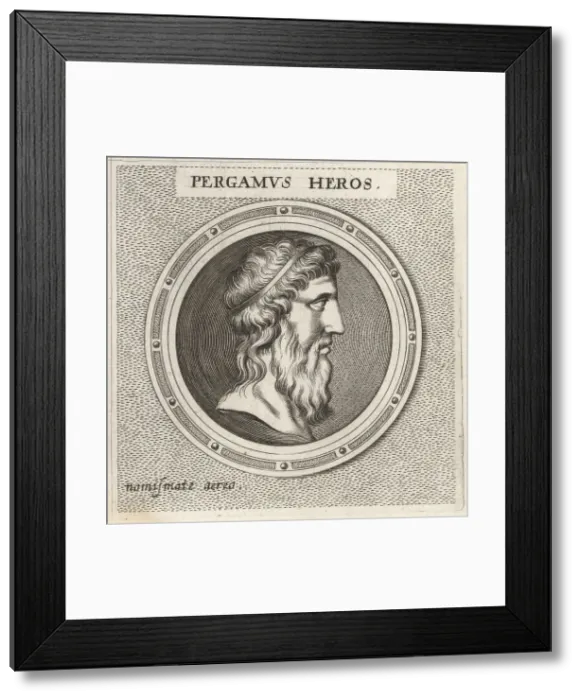 Framed Print : Pergamus, hero founder of the town of Pergamum Framed Print : Pergamus, hero founder of the town of Pergamum