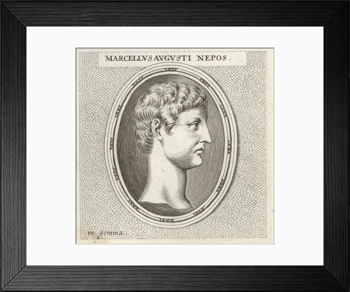 Framed Print : Marcellus, nephew of Emperor Augustus, 42-23 BC Framed Print : Marcellus, nephew of Emperor Augustus, 42-23 BC