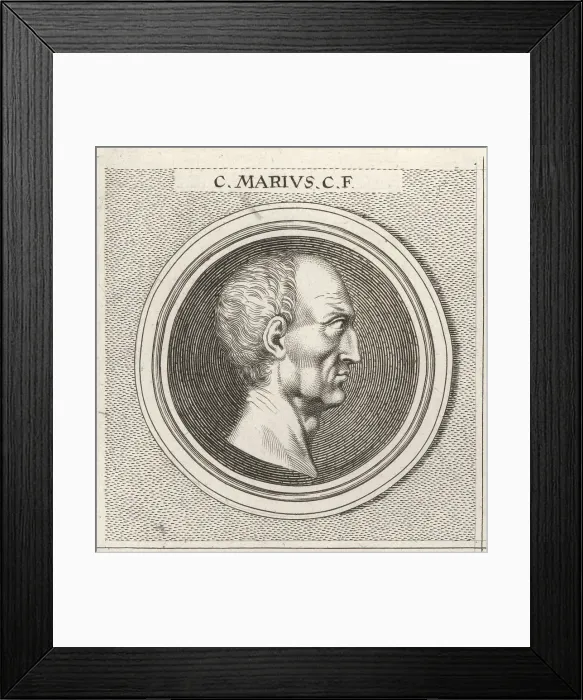 Framed Print : Gaius Marius, Roman general and politican, c.157-86 BC Framed Print : Gaius Marius, Roman general and politican, c.157-86 BC