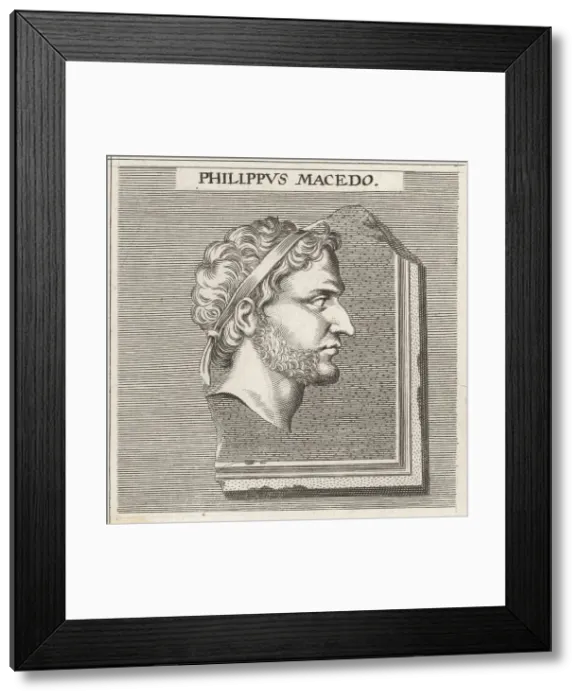 Framed Print : Philip V, King of Macedonia from 221 to 179 BC Framed Print : Philip V, King of Macedonia from 221 to 179 BC