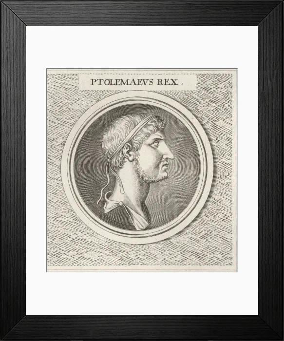 Framed Print : Ptolemy, King of Mauritania, 13 BC - 40 AD