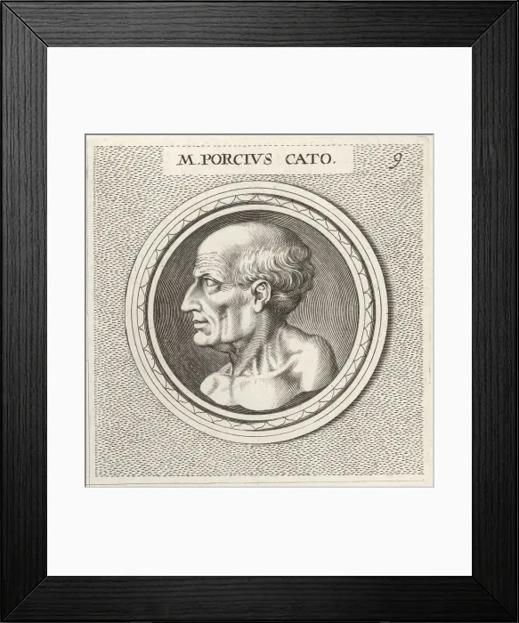 Framed Print : Marcus Porcius Cato, Roman politician and writer, 234-149 BC Framed Print : Marcus Porcius Cato, Roman politician and writer, 234-149 BC