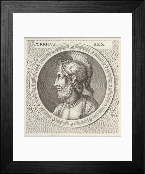 Framed Print : Pyrrhus, King of the Molossians, c.319-272 BC Framed Print : Pyrrhus, King of the Molossians, c.319-272 BC