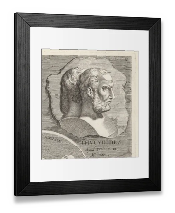 Framed Print : Thucydides, Athenian historian and general, c. 460-400 BC Framed Print : Thucydides, Athenian historian and general, c. 460-400 BC