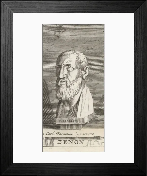 Framed Print : Zeno, Hellenistic philosopher, c.334-262 BC Framed Print : Zeno, Hellenistic philosopher, c.334-262 BC