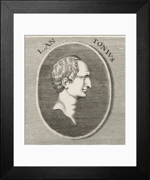 Framed Print : Lucius Antonius, Roman politician, 1st century BC Framed Print : Lucius Antonius, Roman politician, 1st century BC