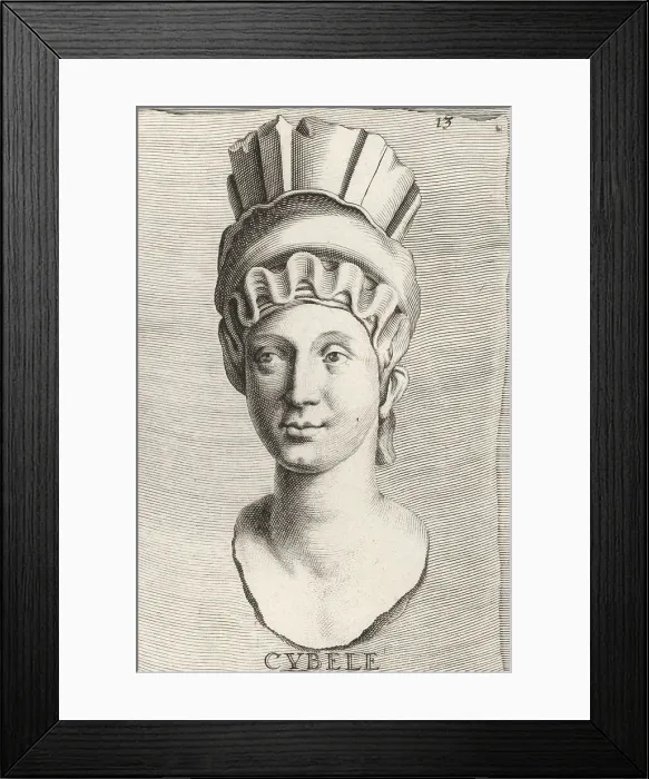 Framed Print : Cybele, Anatolian and Phrygian mother goddess Framed Print : Cybele, Anatolian and Phrygian mother goddess