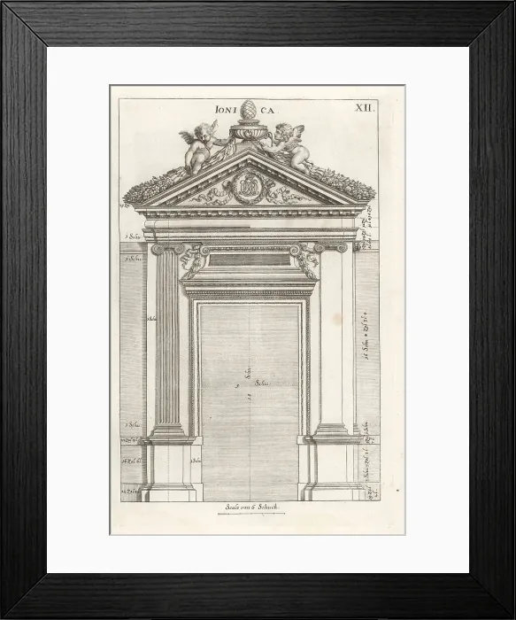 Framed Print : Portal of the Ionic order Framed Print : Portal of the Ionic order