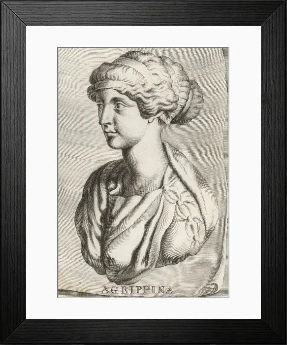 Framed Print : Julia Agrippina, Roman Empress, 15-59 AD Framed Print : Julia Agrippina, Roman Empress, 15-59 AD