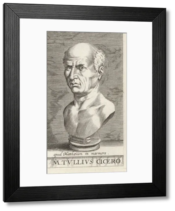 Framed Print : Cicero, Roman statesman and philosopher, 106-43 BC Framed Print : Cicero, Roman statesman and philosopher, 106-43 BC