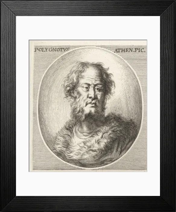 Framed Print : Polygnotus of Athens, ancient Greek vase painter, fl. 450-420 BC Framed Print : Polygnotus of Athens, ancient Greek vase painter, fl. 450-420 BC